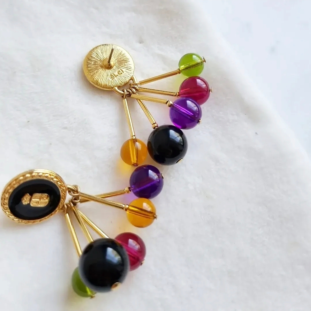 Серьги Liz Claiborne цветные шарики