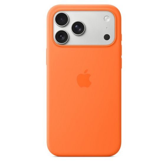 Чехол Apple Silicone Case для iPhone 17 Pro Max с MagSafe (MGFL4) Orange