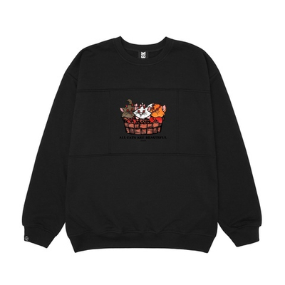 Свитшот Hook «Корзина» патчворк