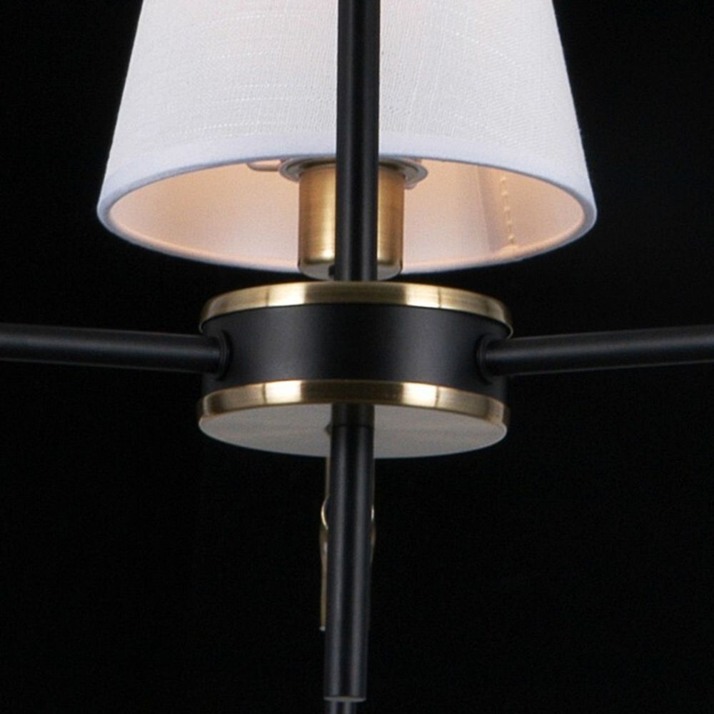 Люстра на штанге ILLUMICO CASTOR IL0185-3CSQ-24 BK AB CASTOR