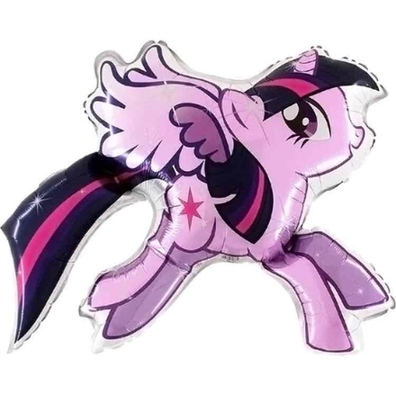 Шар (38""/97 см) Фигура, My Little Pony, Лошадка Искорка, 1 шт. Грабо. В4