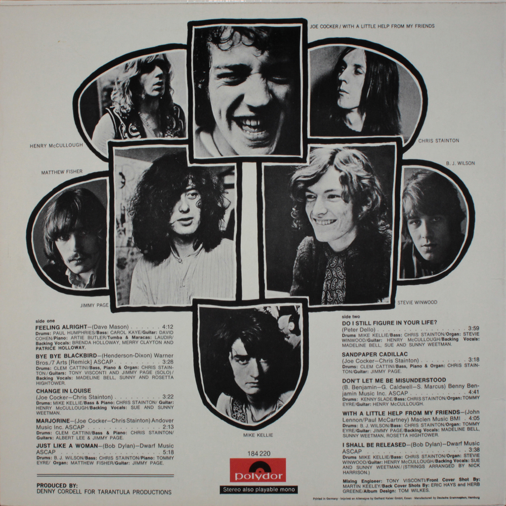 Joe Cocker / With A Little Help From My Friends (LP)