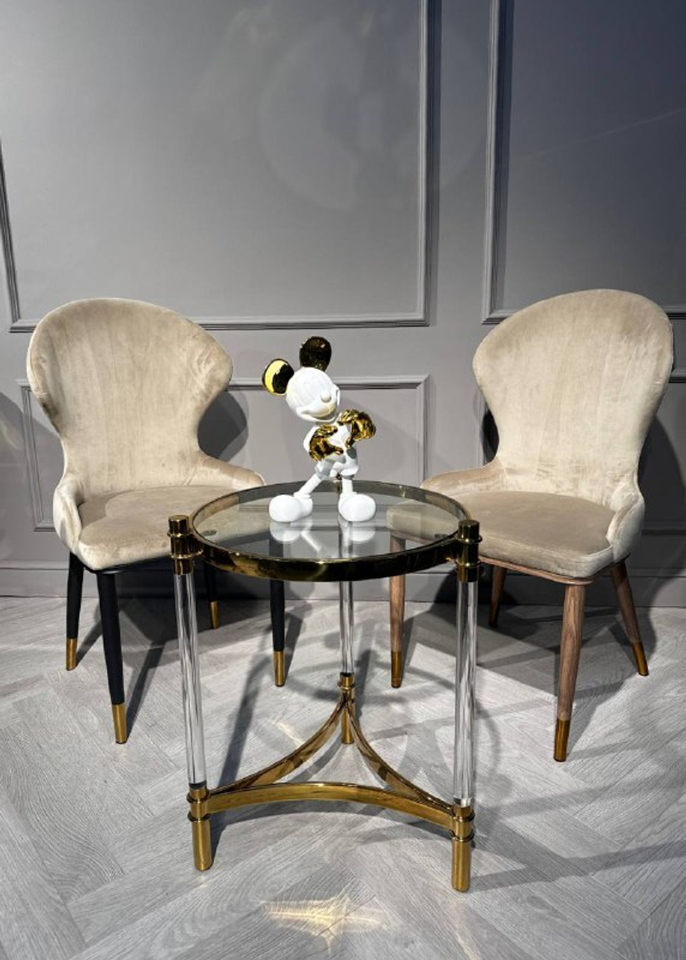 Стол журнальный Ist Casa Эклект, 53x53х62 см, золото