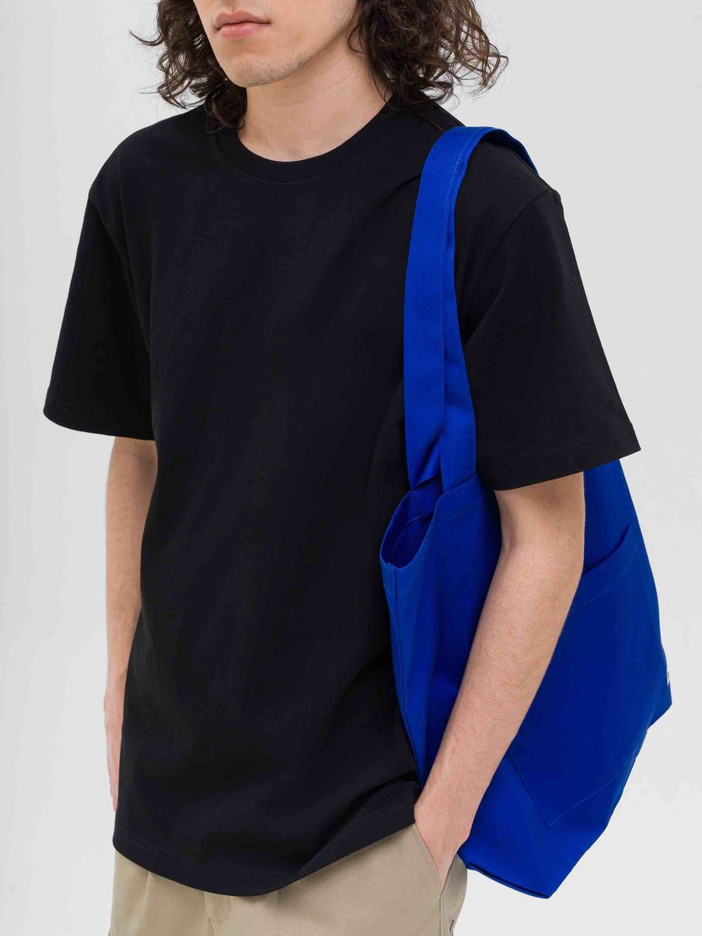 Шоппер FOS Объёмный Плотный Синий