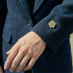 Брошь Fiore Luna Лютик Zircon + магнит XR10596 G