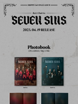Альбом DRIPPIN - SEVEN SINS 3rd Single Album 2 Version SET