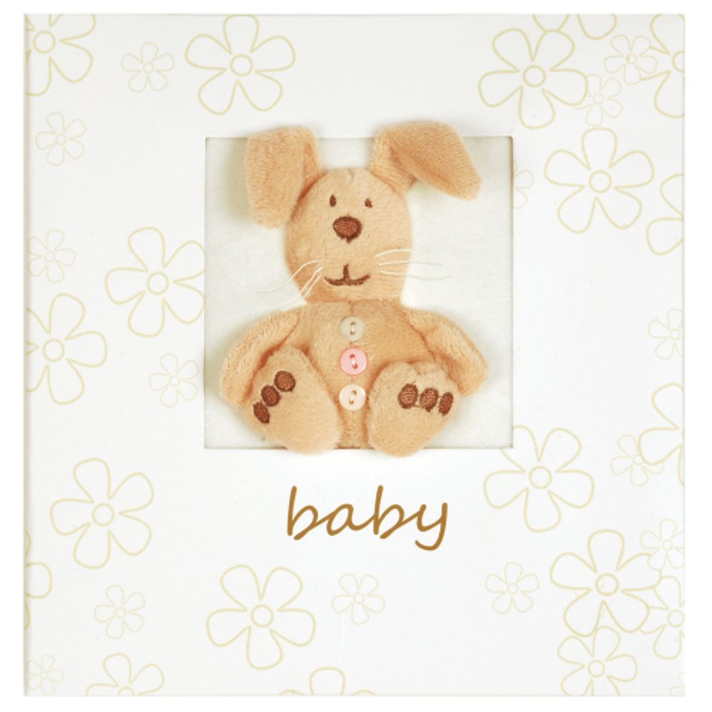 Innova Q341292 Фотоальбом 160 фото 10*15 Детский с плюшевой игрушкой в подарочной упаковке, кармаш | Innova