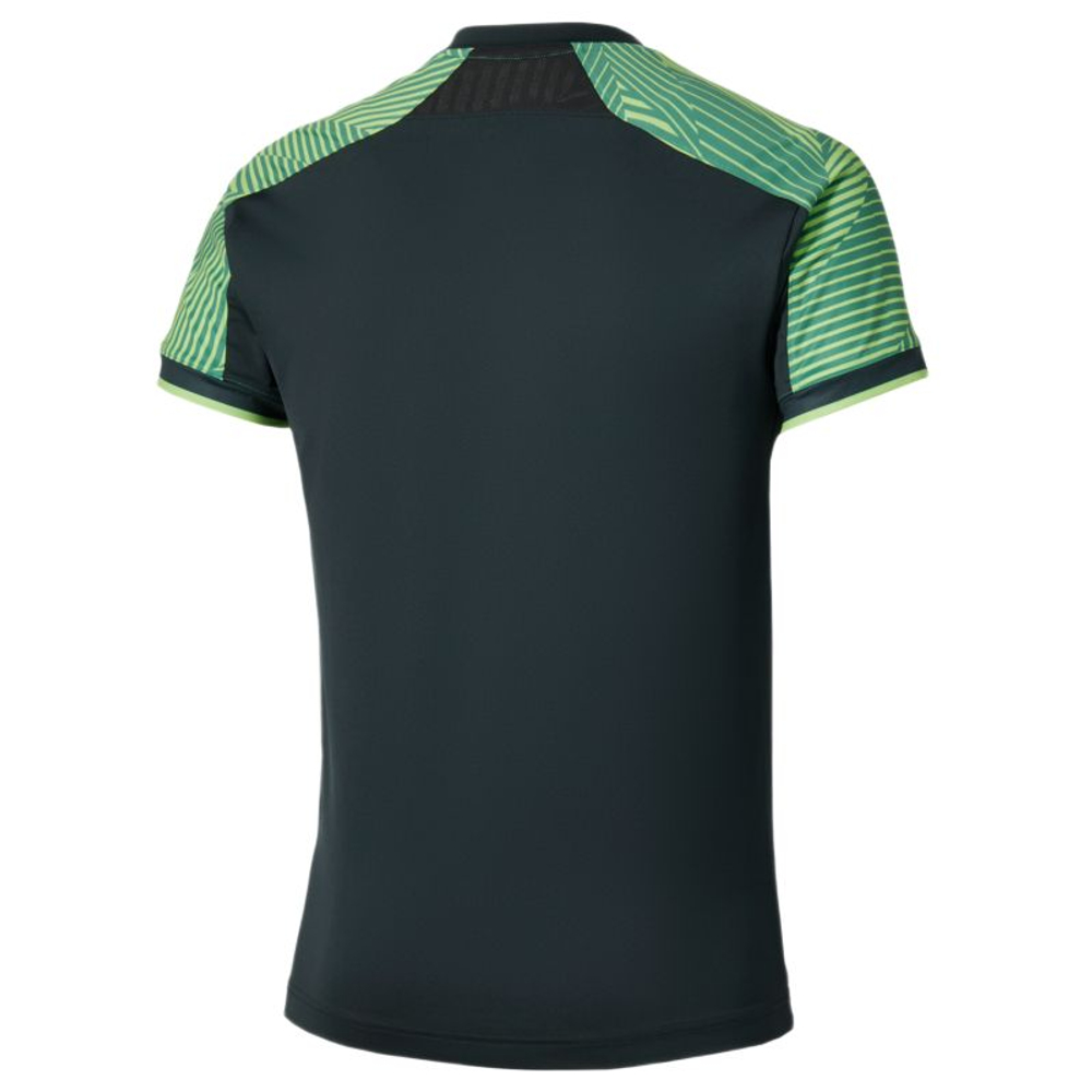 Мужская теннисная футболка Mizuno Stargazer Shadow Short-Sleeve - black