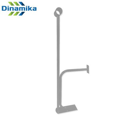 Хореографический кронштейн напольно-пристенный однорядный (Белый)