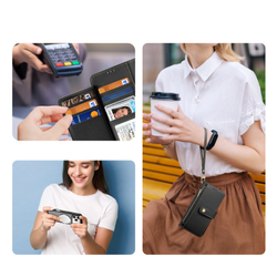 Чехол кошелек с MagSafe из кожи для iPhone 17 Pro Max, серия Lawa Series от Dux Ducis