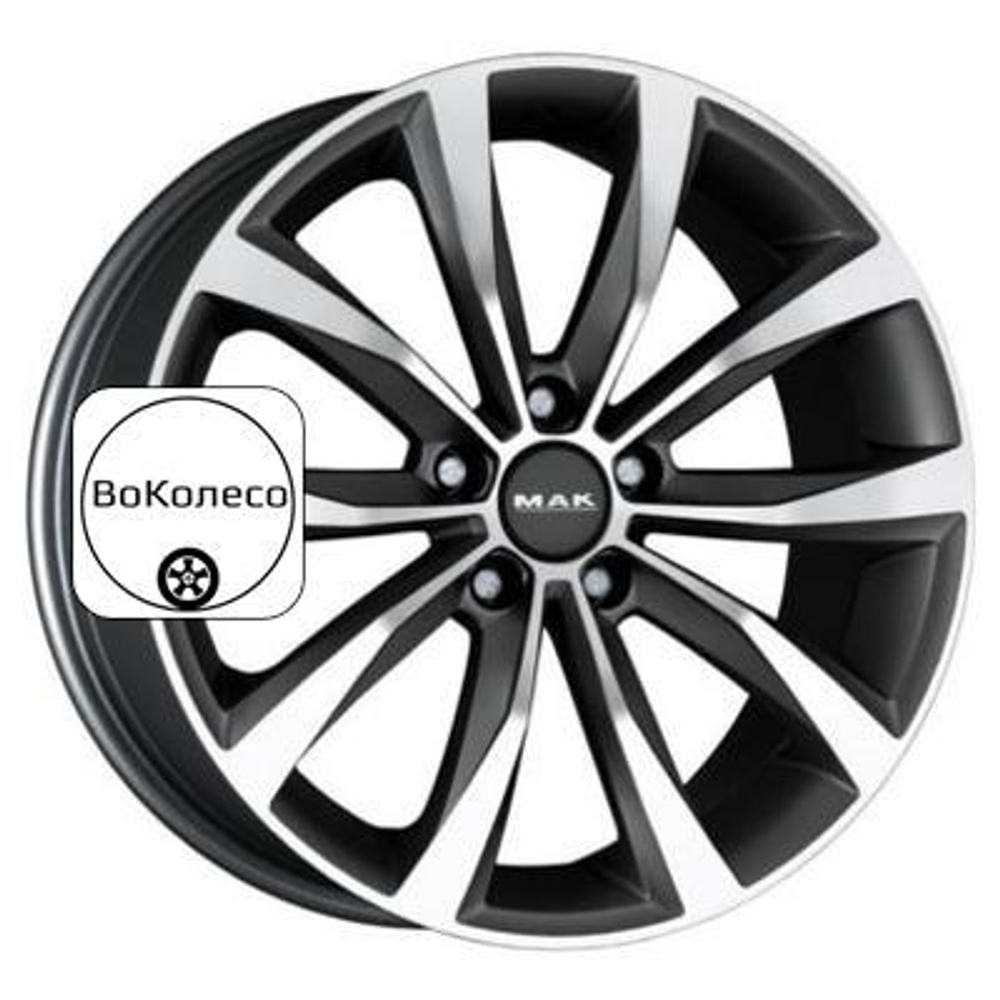 7x17/5x98 ET41 D58,1 Wolf Gunmetal Mirror Face MAK