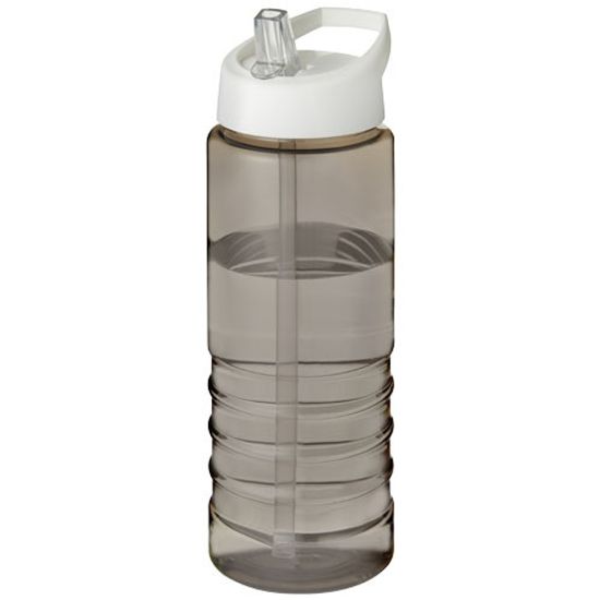 Спортивная бутылка H2O Treble объемом 750 мл с крышкой-носиком