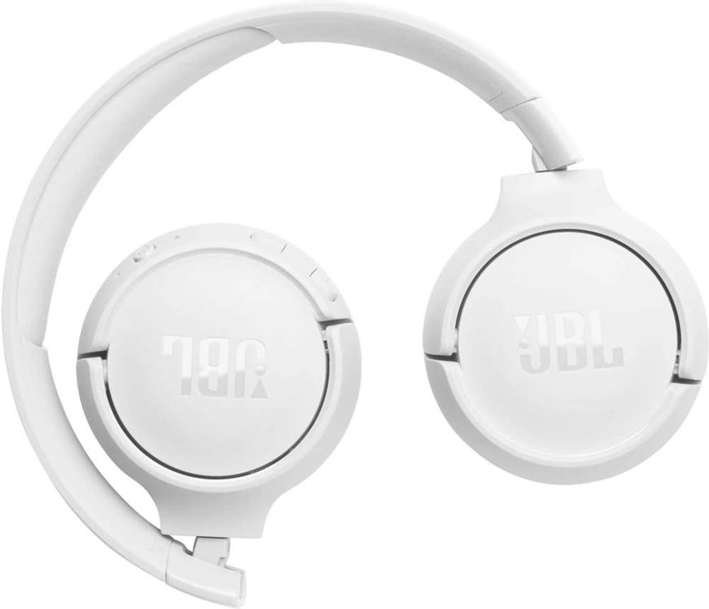 Наушники JBL Tune 520BT, Bluetooth, накладные, белый [jblt520btwht]