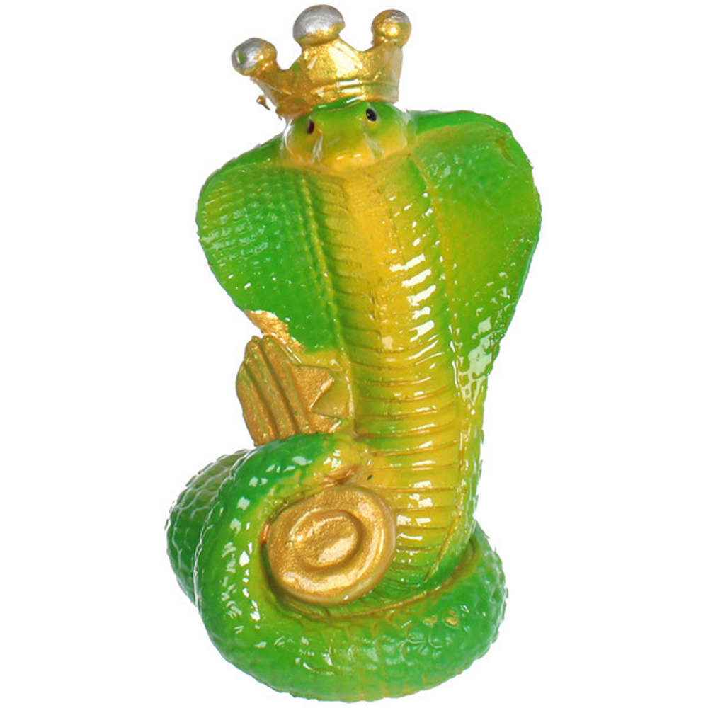 Фигурка новогодняя «Королевская змея» 4*4*8 см, микс