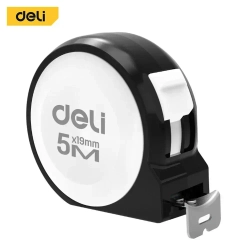 Рулетка "Home Series White" Deli H8005A 5м х 19мм (Эксклюзивный дизайн, подарочная упаковка)