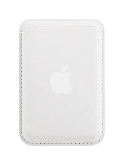 Картхолдер iPhone Leather Wallet MagSafe с лого