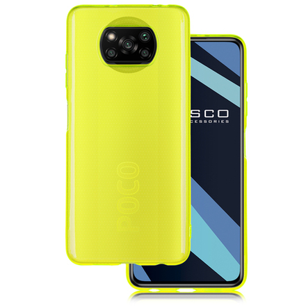 Чехол ROSCO для Poco X3 NFC;Poco X3 Pro оптом (арт. XM-PX3-TPU-YELLOW)