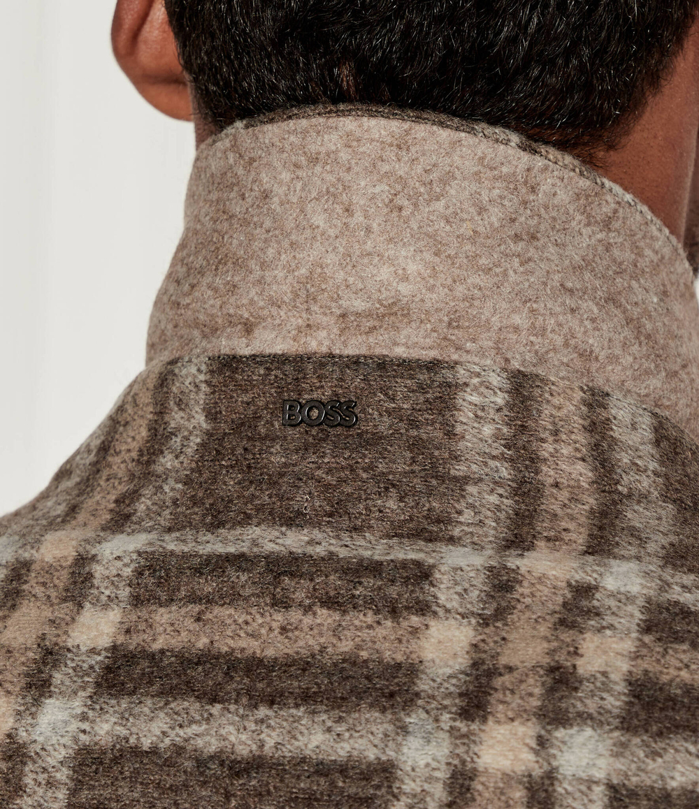 Пальто H-Hyde BOSS BLACK - бежевый(50530276)