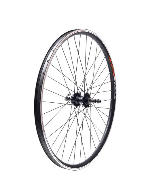 Колесо заднее 28-29" TRIX ал. дв. чер. / Втулка: ал. ДИСК трещ. эксц. черный 14636