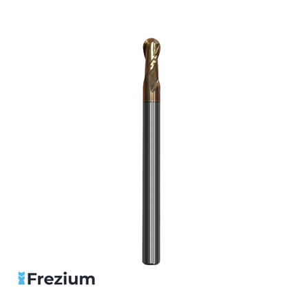 Сферическая фреза твердосплавная по металлу "O.G.Germany" (4x4x8x50 Z2 R2)