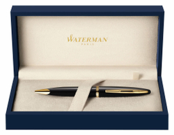 Шариковая ручка Waterman Carene, цвет: Black GT, стержень: Mblue