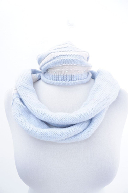 Комплект шапка с шарфом SHALUNY  вязаные новый