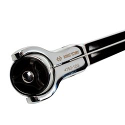 KING TONY (4752-12G) Трещотка 1/2", 300 мм, 72 зубца, дисковый механизм, поворотная голова с кнопкой