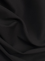 Шерсть с шелком и п/э Off-White черная с вышивкой граффити