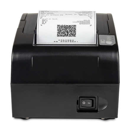 Онлайн-касса ККТ АТОЛ FPrint-22ПТК. Черный.  USB. RS-232. Ethernet. 5.0