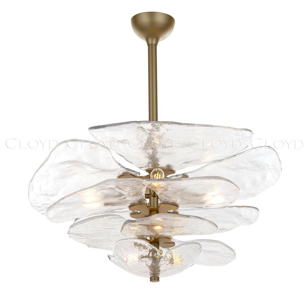 Люстра Cloyd ASPASIA C12 / Ø67 см - латунь светл. (арт.11654)