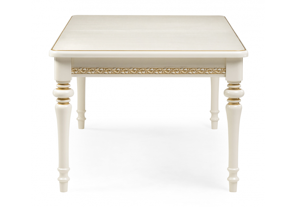 Стол деревянный Woodville Маранта прямоугольный слоновая кость