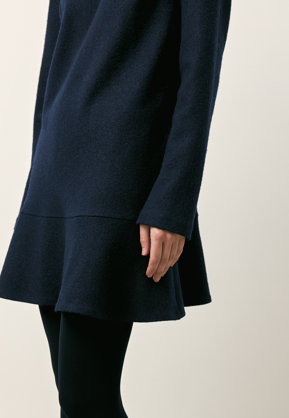 Платье мини из шерсти