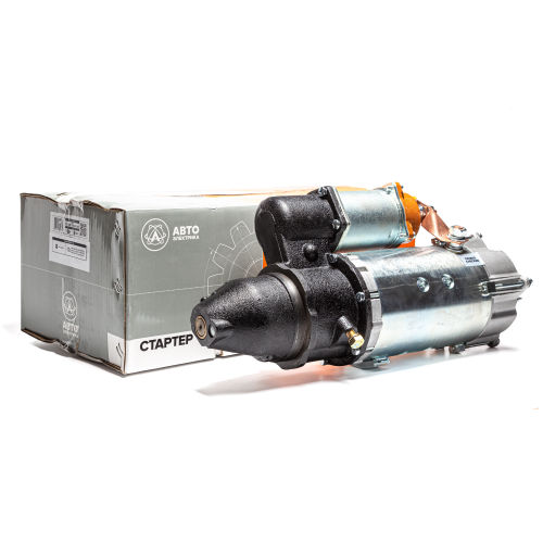 Стартер, СуперМАЗ с двиг. ЯМЗ-236, 238, 7511, 24 В, 4.9/8.2 кВт, 10 зуб., модуль 3.75