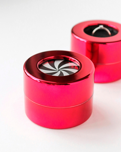 Футляр круглый металлический "Спиннер"