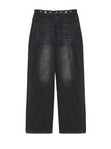 Черные утепленные джинсы-трансформеры