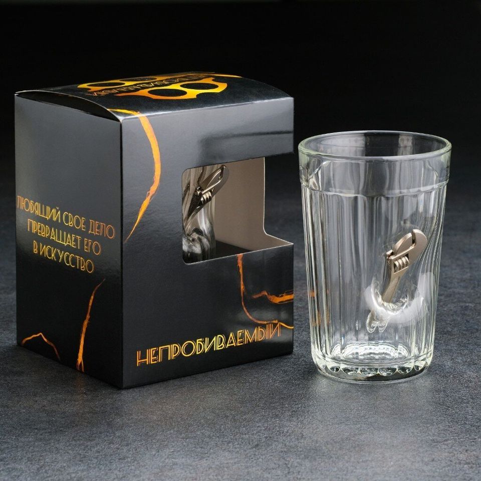 Стакан граненый Непробиваемый Разводной ключ