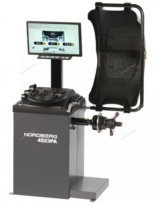 Станок балансировочный автоматический с дисплеем, серый NORDBERG 4523PA(G)