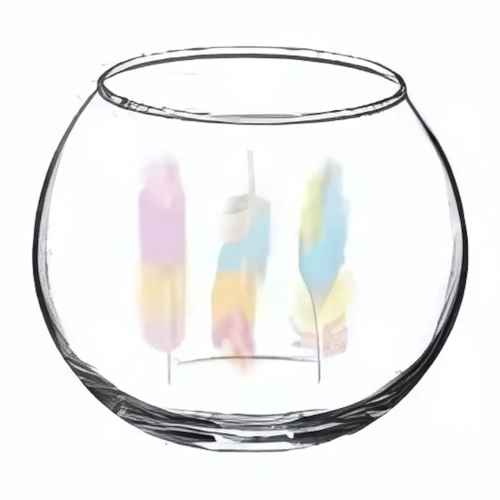 Ваза стеклянная 10,2см «Fly» 2 вида D43417/01
