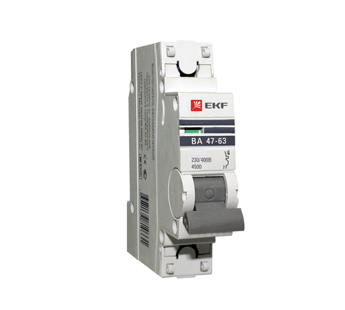 Автоматический выключатель ВА 47-63, 1P 20А (C) 4,5kA EKF