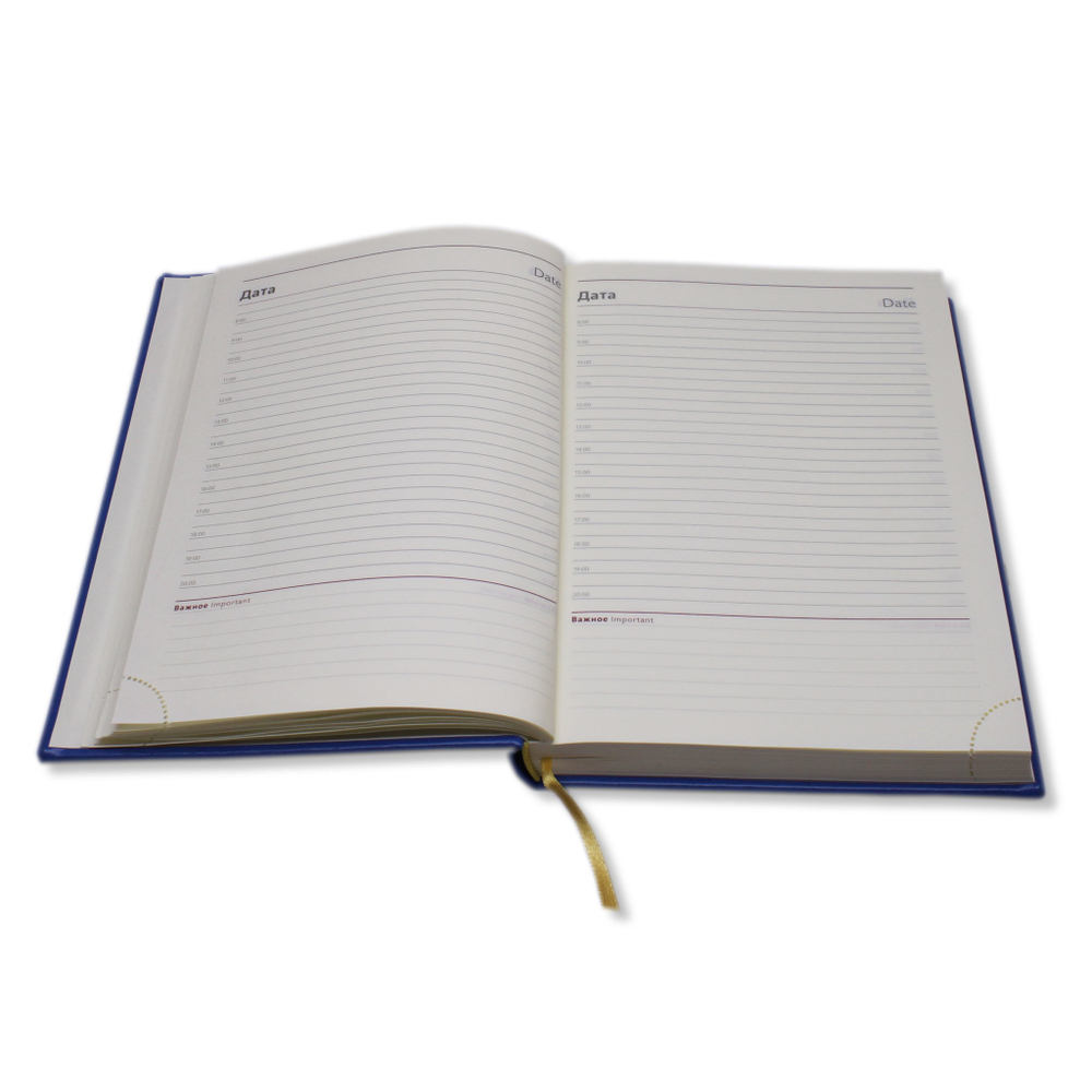 Ежедневник Lediberg Nebraska кремовый блок Красный