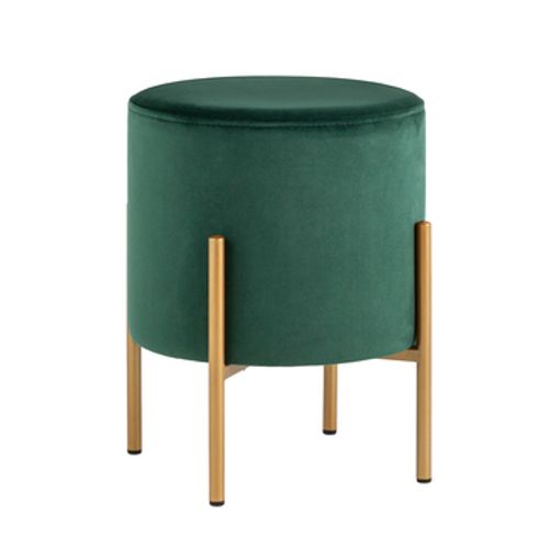Пуф Кейси велюр зелёный