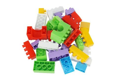 Конструктор в ведре BLOCKS №33. Артикул Арт.№043(в наборе 33 детали конструктора, ведро, крышка от в