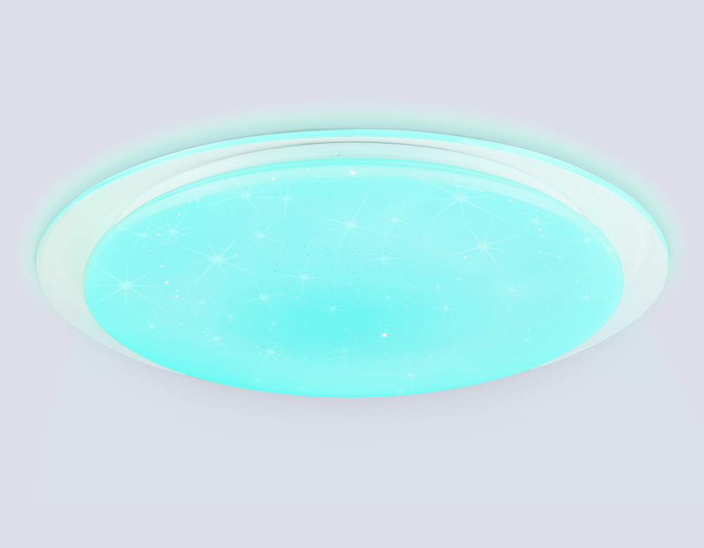 FZ780 WH белый IP20 60W 3000-6500K+RGB 570*55 (ПДУ ИК)