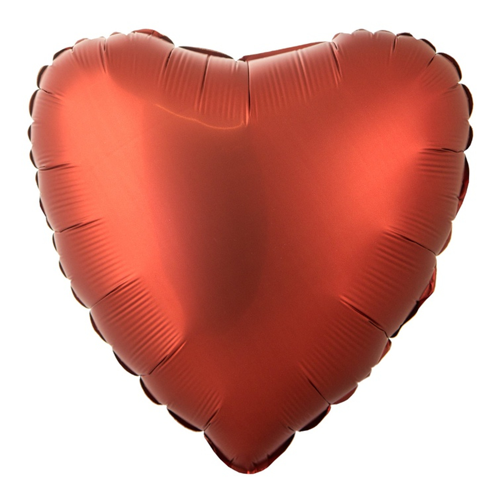 Шар фольгированный Сердце 46 см (Красный)