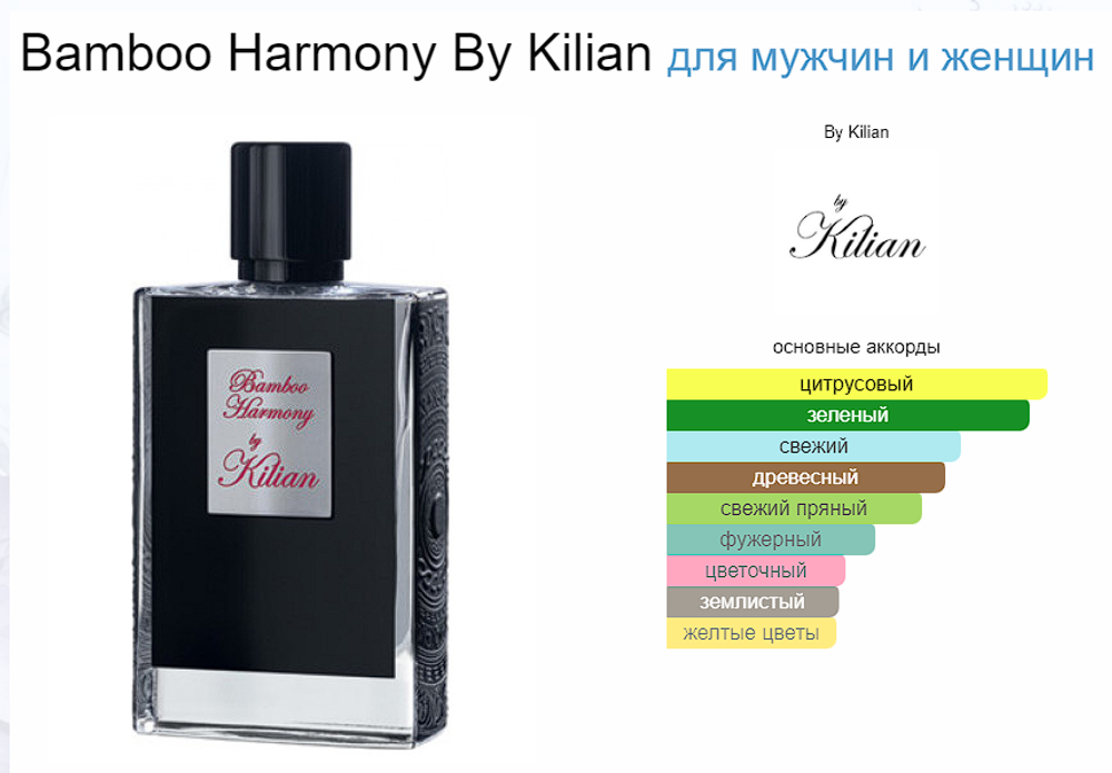 By Kilian Bamboo Harmony 50ml (duty free парфюмерия) ( книжка )