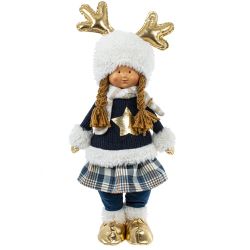 GAEM Игрушка набивная "Мальчик, Девочка", L20 W12 H49/42 см, 2в.