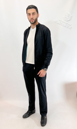 Спортивный костюм Zilli со вставками кожи крокодила