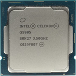 Процессор LGA 1200 CPU Intel Celeron G5905 3.5 GHz/2core/SVGA UHD Graph610/ 4Mb/58W/8 GT/s LGA1200