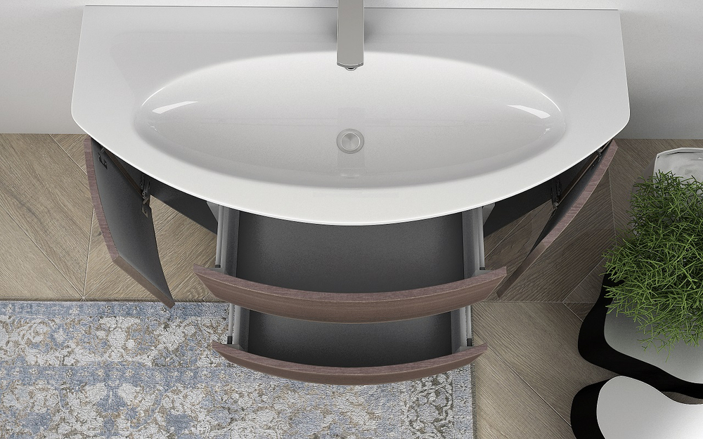 Мебель для ванной Cezares EDEN 120 Rovere scuro Soft 54408