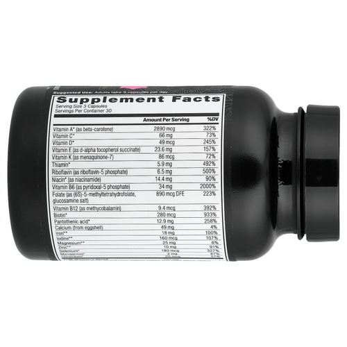 Ancient Nutrition, мультивитамины для женщин, 90 капсул